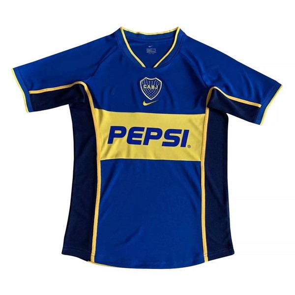 Tailandia Camiseta Boca Juniors Primera equipo Retro 2002 Azul